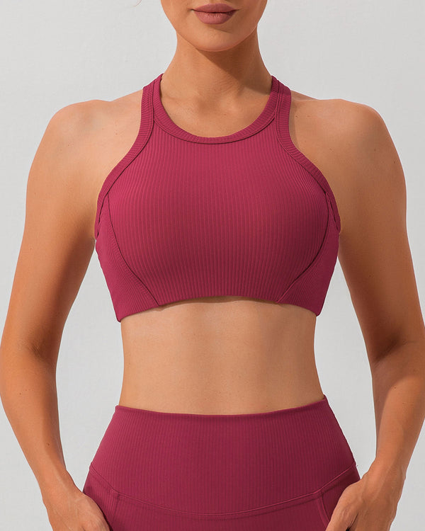 Kırmızı I-sırtlı Yoga Tank Top