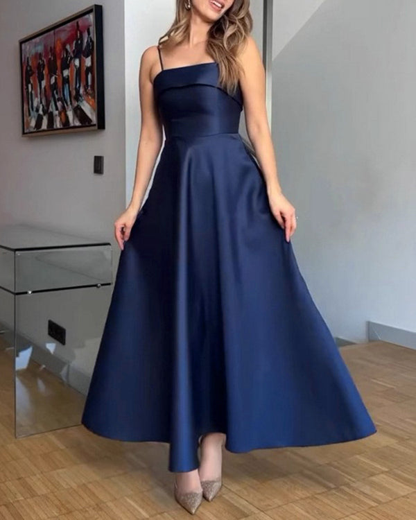 Mavi A-Line Slip Maxi Elbise